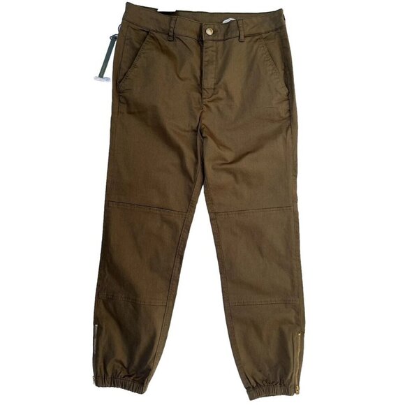 Zara Pants - Zara Woman Medium Rise Relaxed Fit Army Chino Cargo Cropped pant Jeans Size 4